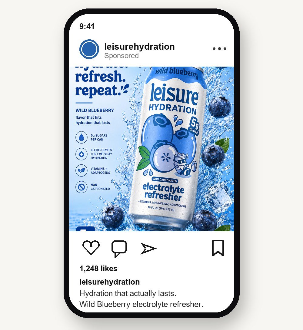 Leisure Hydration — social / mobile application
